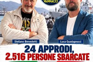 Immigrazione, Futuro Nazionale Massa Carrara: "Servono controlli e rimpatri effettivi dopo i 24 approdi a Marina di Carrara"