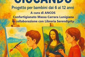 Confartigianato lancia “Giocarte,  scopriamo l’arte giocando”: a Massa Carrara un progetto educativo tra creatività, gioco e cultura per i più piccoli