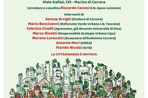 “21 marzo: una nuova Primavera per il verde pubblico a Carrara?”: incontro con sindaco Arrighi tecnici e cittadini organizzato da Italia Nostra Apuo-Lunense il 21 marzo