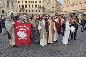 L&#039;associazione del Presepe Vivente di Equi Terme invitata a Roma da papa Leone XIV°