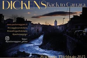 Domenica 26 gennaio alle ore 11 inaugurazione della mostra fotografica In Viaggio con Dickens. Back to Carrara a cura del fotografo Paolo Maggiani.