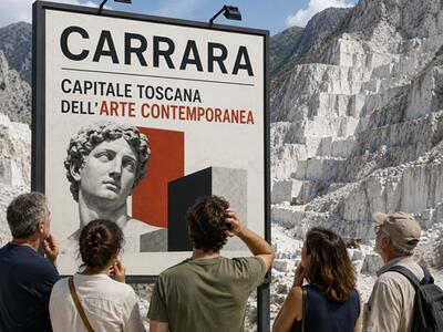 Dal 9 maggio le iniziative per celebrare il titolo di Carrara capitale toscana dell'arte contemporanea