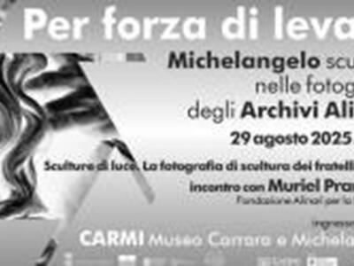 Al CARMI  l&#039;incontro  ‘Sculture di luce. La fotografia di scultura dei Fratelli Alinari’ con Muriel Prandato