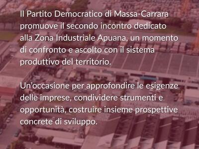 "Il futuro della zona industriale apuana": dibattito promosso dal Pd all'Autorità Portuale di Marina di Carrara il 5 giugno