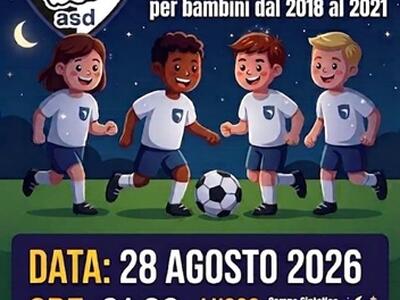 Pallone sotto le stelle per bambini dal 2018 al 2021 a Fivizzano il 28 agosto