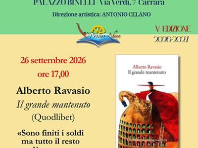 Lo scrittore Alberto Ravasio apre la rassegna “Il pensier Lib(e)ro”
