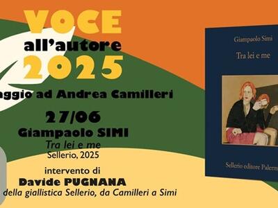 Giampaolo Simi inaugura l&#039;edizione 2025 di &#039;Voce all&#039;Autore. Omaggio ad Andrea Camilleri&#039;