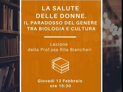 Salute e Genere: l’Università delle Tre Età “Mimma Mazzali” ospita una lezione della professoressa Rita Biancheri