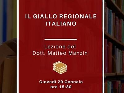 Aulla, un viaggio nel mistero: il Dott. Manzin spiega il "Giallo Regionale" presso la Sala Giuliani della Biblioteca Salucci, giovedì 29 gennaio