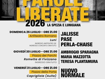"Parole liberate": evento musicale e culturale a Fivizzano e  a Caprigliola