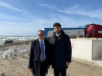 Sindaco Persiani e On. Barabotti: "'Intervento alla foce del Frigido dimostra come, attraverso la collaborazione istituzionale tra Governo e amministrazione comunale, sia possibile dare risposte concrete"