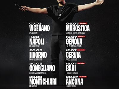 Francesco Gabbani: nuove date per il tour 2026, da oggi aperta la prevendita dei biglietti