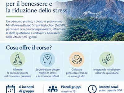 A Massa, corso di Mindfulness per il benessere e la riduzione dello stress