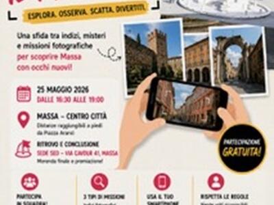 "Cattura il Momento": a Massa una caccia fotografica aperta a tutti Gli studenti della SED organizzano un pomeriggio tra creatività, gioco e scoperta del territorio