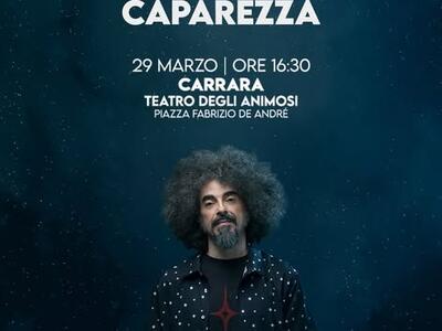 Da lunedì 9 marzo sono aperte le prenotazioni per l’appuntamento con Caparezza al Teatro degli Animosi a Carrara