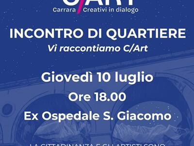 Tutti i dettagli della manifestazione C/Art 2025: gli organizzatori incontrano i cittadini all&#039;ex ospedale San Giacomo il 10 luglio
