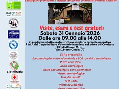 Torna ad Albiano Magra la "Cittadella della Salute": Prevenzione e Diagnosi Precoce