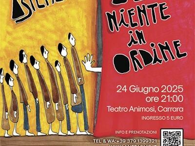 Tutto esaurito al Teatro degli Animosi di Carrara per il debutto della Compagnia teatrale inclusiva di ANFFAS