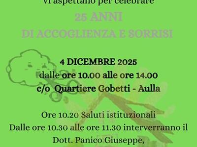 La ‘Casa del vento’ compie 25 anni e propone una giorna-ta di approfondimento e riflessioni sulla salute mentale, con la presenza di esperti e operatori
