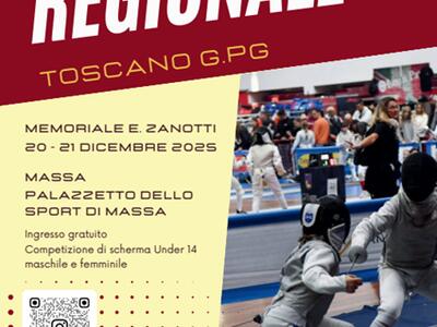 Campionato Regionale toscano di scherma under 14:  anche quest'anno a Massa il 20 e il 21 dicembre
