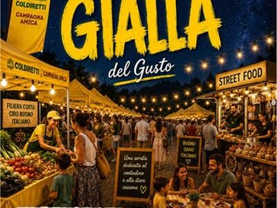 Coldiretti: torna al Cinquale La Notte Gialla del gusto a cinquale: km zero, street food, musica e laboratori in piazza Maccari