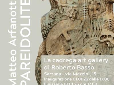 Matteo Arfanotti presenta "Pareidolite" a La Cadrega Art Gallery di Sarzana