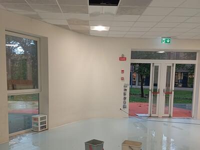 Già allagata la nuova scuola dell'infanzia di Montignoso inaugurata un anno fa