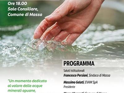 "Evam spa: acqua, territorio e futuro": convegno sul futuro dell'acqua delle Apuane a Massa il 31 marzo
