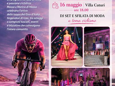 "Aspettando il Giro – Fashion in Rosa”  Moda, musica e spettacolo a Villa Cuturi per celebrare l’atmosfera del Giro d’Italia