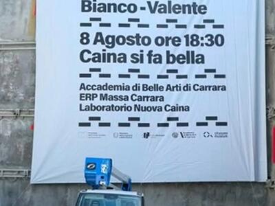 Caina si fa bella: inaugurazione dei murales di Bianco-Valente e di Favelli l'8 agosto