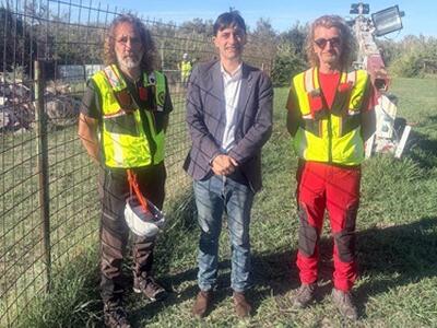 Rosignano: il Gruppo Cinofili VAB Toscana in campo per l'addestramento su macerie, spicca l'impegno della sezione di Massa