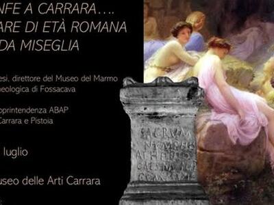 Per le Notti dell’Archeologia al mudaC venerdì 10 luglio un incontro alla scoperta della storia di un altare di epoca romana trovato a Miseglia