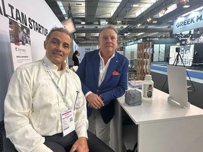 L'architetto carrarese Paolo Camaiora tra gli autori del progetto che ha vinto il Premio Internazionale Eccellenze Sostenibili 2026 a Marmomac Verona