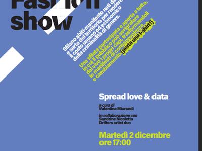 Arte, moda e impegno civile a Carrara con &quot;Edu Fashion Show-Spread Love &amp; Data&quot;