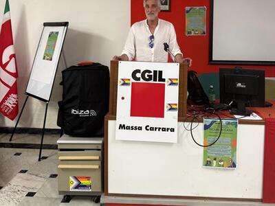 Giuseppe Lazzarotti è il nuovo segretario della Cgil Massa Carrara