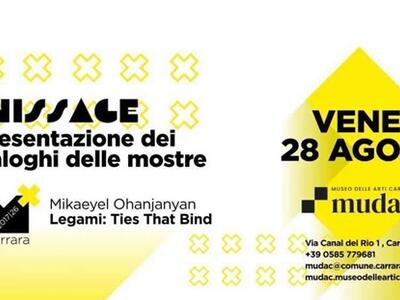 Al mudaC il finissage e la presentazione dei cataloghi di White Carrara 2026 e della mostra Legami: Ties That Bind di Mikaeyel Ohanjanyan
