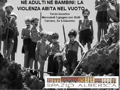 "La violenza abita nel vuoto": nuovo incontro di Spazio Alber1ca al San Giacomo il 3 giugno