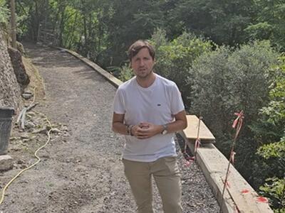 Terminata la riqualificazione e la messa in sicurezza della strada di accesso al Castello Malaspina di Tresana e alla Chiesa di San Giorgio