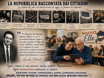 La Repubblica raccontata dai cittadini: Nicola Orlandi promuove sessioni di assistenza digitale in collaborazione con Radio Elle Lunigiana