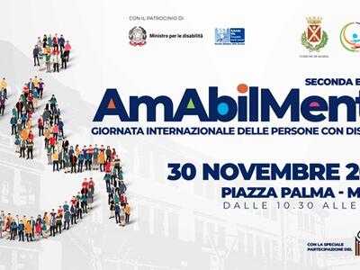 AmAbilMente Giornata internazionale delle persone con disabilità: 30 Novembre, ore 10,30 piazza Palma  a Massa