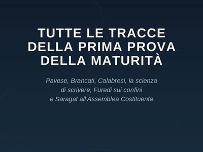 Maturità 2026, ecco le tracce della prima prova: cosa hanno trovato gli studenti