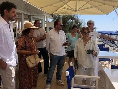 Secondo sopralluogo costa Apuoversiliese: per i paladini bisogna rivedere il prp alla ricerca di un equilibrio fra economia del porto e turistica