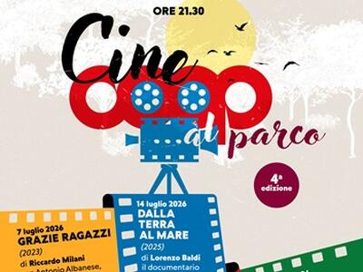 Torna "CineCoop...al Parco": dal 7 luglio, tutti i martedì al parco Ugo La Malfa di Avenza