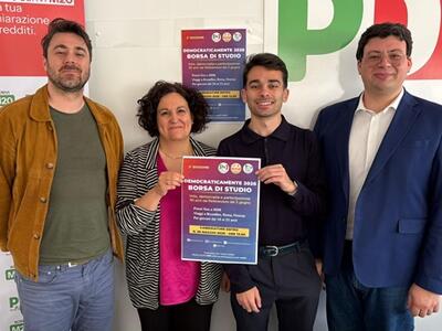 Al via la seconda edizione di “Democraticamente”: borse di studio e viaggi formativi per i giovani della provincia