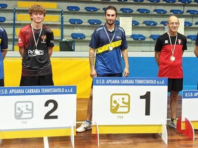 Apuania Carrara Tennistavolo : successo organizzativo e trionfi in campo ai Regionali Toscani