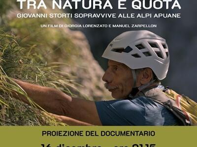 Proiezione speciale del documentario Tra Natura e Quota – Giovanni Storti sopravvive alle Alpi Apuane