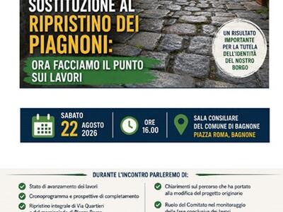 Bagnone, dalle richieste dei cittadini al ripristino dei Piagnoni