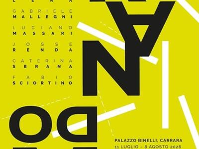 Parte Random: mostra collettiva a Palazzo Binelli di Carrara dall'11 luglio