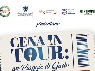 Cena in tour fa il bis a Marina di Massa con sette locali il 20 giugno