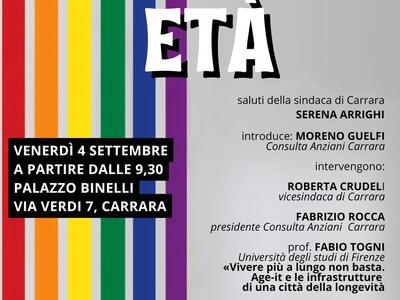 Le infrastrutture di una città della longevità. Venerdì 4 settembre a Carrara convegno regionale sulla terza età